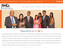 Tablet Screenshot of nh-co.lk